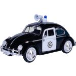 Zwarte Metalen Volkswagen Politie Speelgoedauto's voor Kinderen 