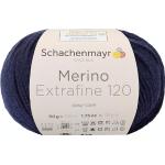 Schachenmayr Merino Extrafine 120, 50G navy blue breigaren