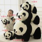 60 cm Teddyberen met motief van Panda voor Meisjes 