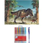 Witte Kunststof Dinosaurus Kleurboeken voor Jongens 