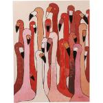 Rode KARE DESIGN Schilderijen met motief van Flamingo 
