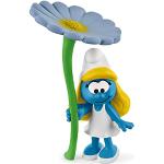 schleich 20828 Smurfs met bloem, voor kinderen vanaf 3 jaar, The Smurfs - Pre School Smurfs figuurtjes