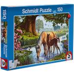 Schmidt Paarden 150 stukjes Legpuzzels  in 101 - 250 st 5 - 7 jaar met motief van Paarden voor Kinderen 