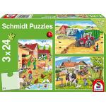 Schmidt Boerderij 24 stukjes Legpuzzels 3 - 5 jaar voor Kinderen 