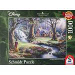 Schmidt Spiele CGS_59485 Disney Blanche-Neige Thomas Kinkade Puzzle, Multicolor, 693 x 493 mm