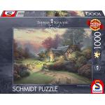 Schmidt Spiele 59678 Thomas Kinkade, Spirit, Cottage des Guten Hirten, puzzel van 1000 stukjes