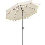 Grijze Stalen Schneider Ronde parasols 150 cm 2 stuks 
