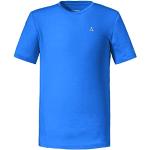 Blauwe Lyocell Schöffel T-shirts met ronde hals  voor de Zomer Ronde hals  in maat XL Sustainable voor Heren 