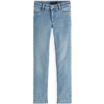 Blauwe Modal Scotch & Soda Kinder skinny jeans  in maat 134 Bio Sustainable in de Sale voor Meisjes 