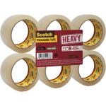 Scotch verpakkingsplakband Heavy, ft 50 mm x 66 m, transparant, pak van 6 stuks