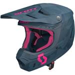 Scott 350 EVO Camo ECE Motorcross helm - Pink Blauw