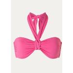 Seafolly Sash bandeau bikinitop met afneembare halter - Roze
