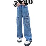 Casual Blauwe Kinder bootcut jeans  in maat 158 Sustainable voor Meisjes 