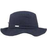 Donkerblauwe Polyester SEEBERGER Bucket hats  in Onesize 53 voor Dames 