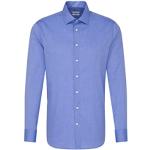 Blauwe Seidensticker Strijkvrij overhemd  in maat S in de Sale 