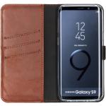 Lichtbruine Leren Samsung Galaxy S9 Hoesjes type: Flip Case voor Dames 