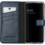 Blauwe Leren Samsung Galaxy A12 Hoesjes type: Flip Case voor Dames 