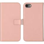 Roze Leren iPhone SE Hoesjes type: Flip Case voor Dames 
