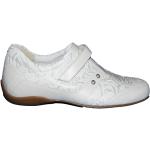 Witte Nappaleren Semler Klittenband schoenen met Klittenbandsluitingen voor Dames 