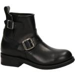 Zwarte Sendra Boots Motorlaarzen  in maat 36 met Hakhoogte 3cm tot 5cm met Gespsluiting voor Dames 