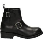 Zwarte Sendra Boots Motorlaarzen  in maat 37 met Hakhoogte 3cm tot 5cm met Gespsluiting voor Dames 