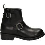 Zwarte Sendra Boots Motorlaarzen  in maat 41 met Hakhoogte 3cm tot 5cm met Gespsluiting voor Dames 