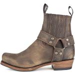 Sendra Boots - 8286 cowboylaarzen voor dames en heren met hak en ronde teen - stijl camperalaarzen in bruin - elegante laarzen -, Metálico, 40 EU
