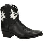 Cowboy Zwarte Sendra Boots Dameslaarzen  in 38 met Hakhoogte 3cm tot 5cm met Ritssluitingen in de Sale 
