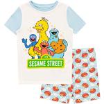 Sesame Street Meisjes Pyjama's Kleedt slank af Blauw Grootte 104