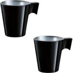 Zwarte Keramieken Luminarc Metallic Koffiekopjes & koffiemokken met motief van Koffie 