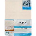 SETEX Molton matrasbeschermer, 160 x 200 cm, hoekrubbers, 100% katoen, basic, natuurlijke kleuren 1607160200001001