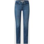 Blauwe Polyester Stretch LEVI´S Straight jeans voor Dames 