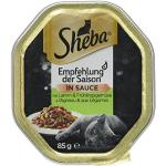 Sheba Aanbeveling Van Het Seizoen, Kattenvoer Met Wisselende Smaken Afhankelijk Van Het Seizoen, 22 x 85 g