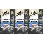 Sheba Classics in Pate Fisch Variation - kattenvoer in verschillende varianten in maxiverpakking - 12 x 6 x 85g kattenvoer