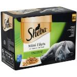 Sheba Mini Filets in Saus Selectie van de Chef Pouch 85 gr 4 x (12 x 85 g)