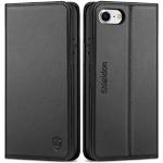 Zwarte Shieldon 7 inch iPhone 8 Plus hoesjes 2016 type: Flip Case 