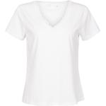 Witte V-hals T-shirts V-hals  in maat M voor Dames 