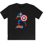 Zwarte F4nt4stic Avengers Kinder T-shirts driekwart mouwen voor Jongens 