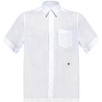 Witte Linnen Dolce & Gabbana Overhemden korte mouwen  in maat XXL voor Heren 