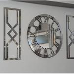 Moderne Zilveren Zilveren Design klokken Gepolijste in de Sale 