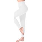 Witte Stretch Basic Leggings  in maat XXL voor Dames 