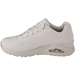 Skechers Uno Stand On Air dames Sneaker Low top, Off White Durabuck, 40 EU