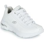 Witte Skechers Arch Fit Lage sneakers  in maat 36 met Hakhoogte 3cm tot 5cm in de Sale voor Dames 