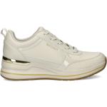 Witte Synthetische Skechers Gewatteerde Wedge sneakers  in maat 37 voor Dames 