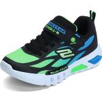 Casual Limegroene Synthetische Skechers Flex-Glow Geweven Slip-on sneakers  in maat 27 met Instap in de Sale voor Jongens 