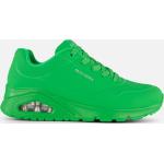 Groene Rubberen Skechers Uno Damessneakers  in maat 36 