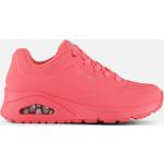 Roze Rubberen Skechers Uno Damessneakers  in maat 37 