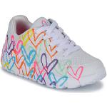 Witte Synthetische Skechers Uno Lage sneakers  in 39 met Hakhoogte tot 3cm in de Sale voor Kinderen 