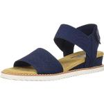 Marine-blauwe Skechers Sleehak sandalen Sleehakken  in maat 36 in de Sale voor Meisjes 