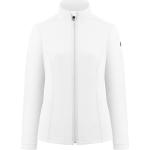 Witte Fleece Poivre blanc Ademende Ski-jassen voor Dames 